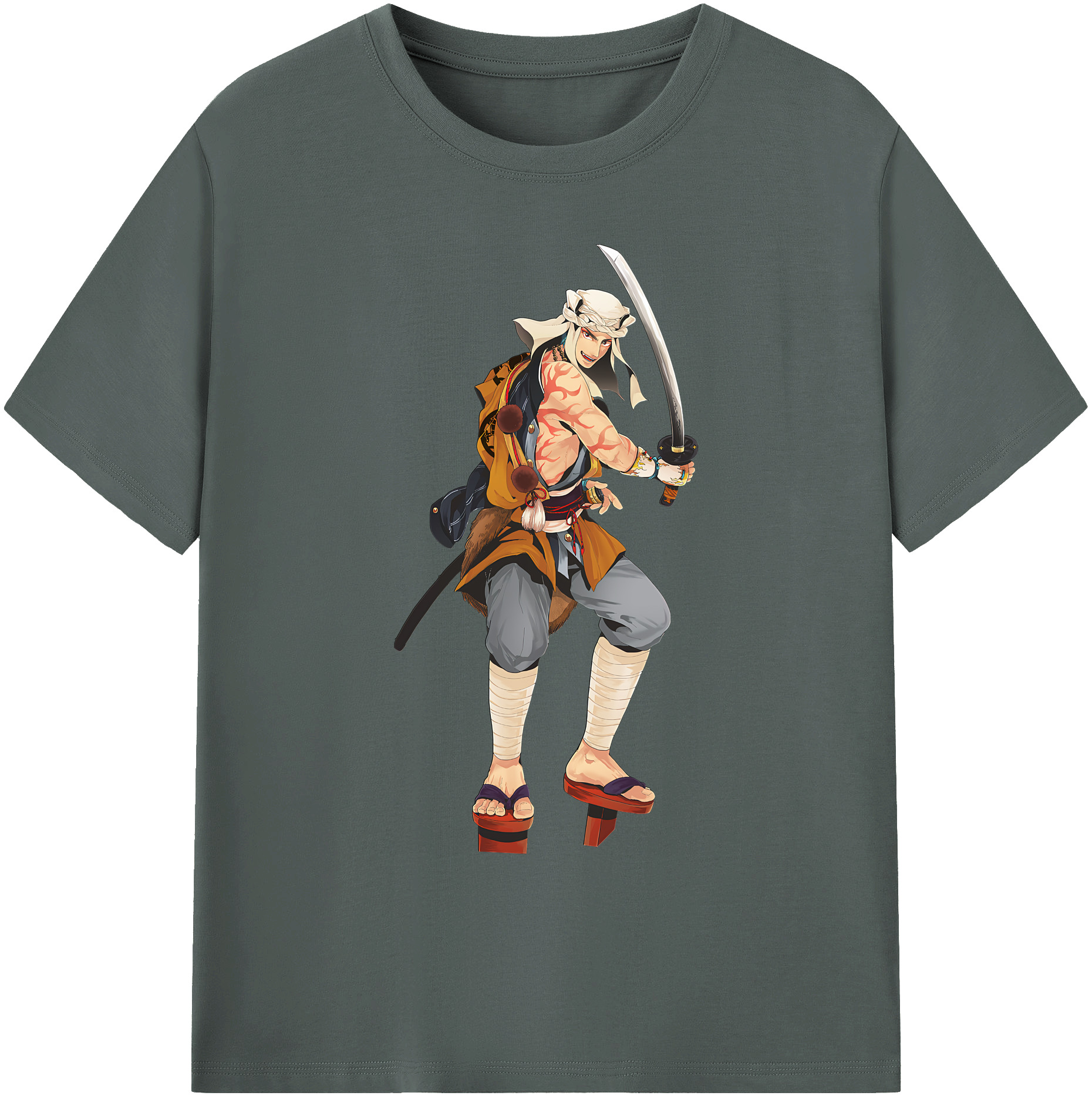 （画像用） 刀剣乱舞 Touken Ranbu 綿100％ メンズ半袖Tシャツ｜肌触りやわらか＆通気性